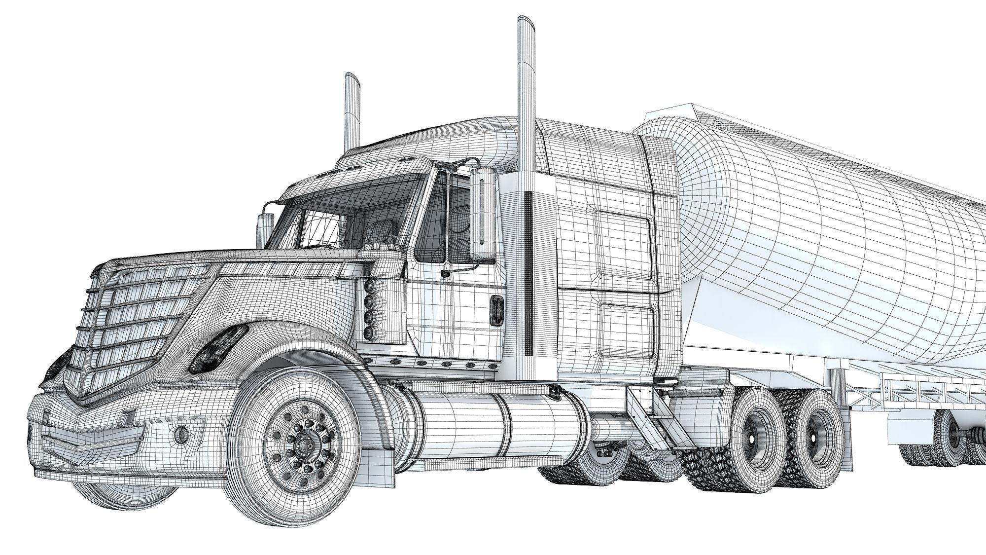 Tank Truck 3D model_20