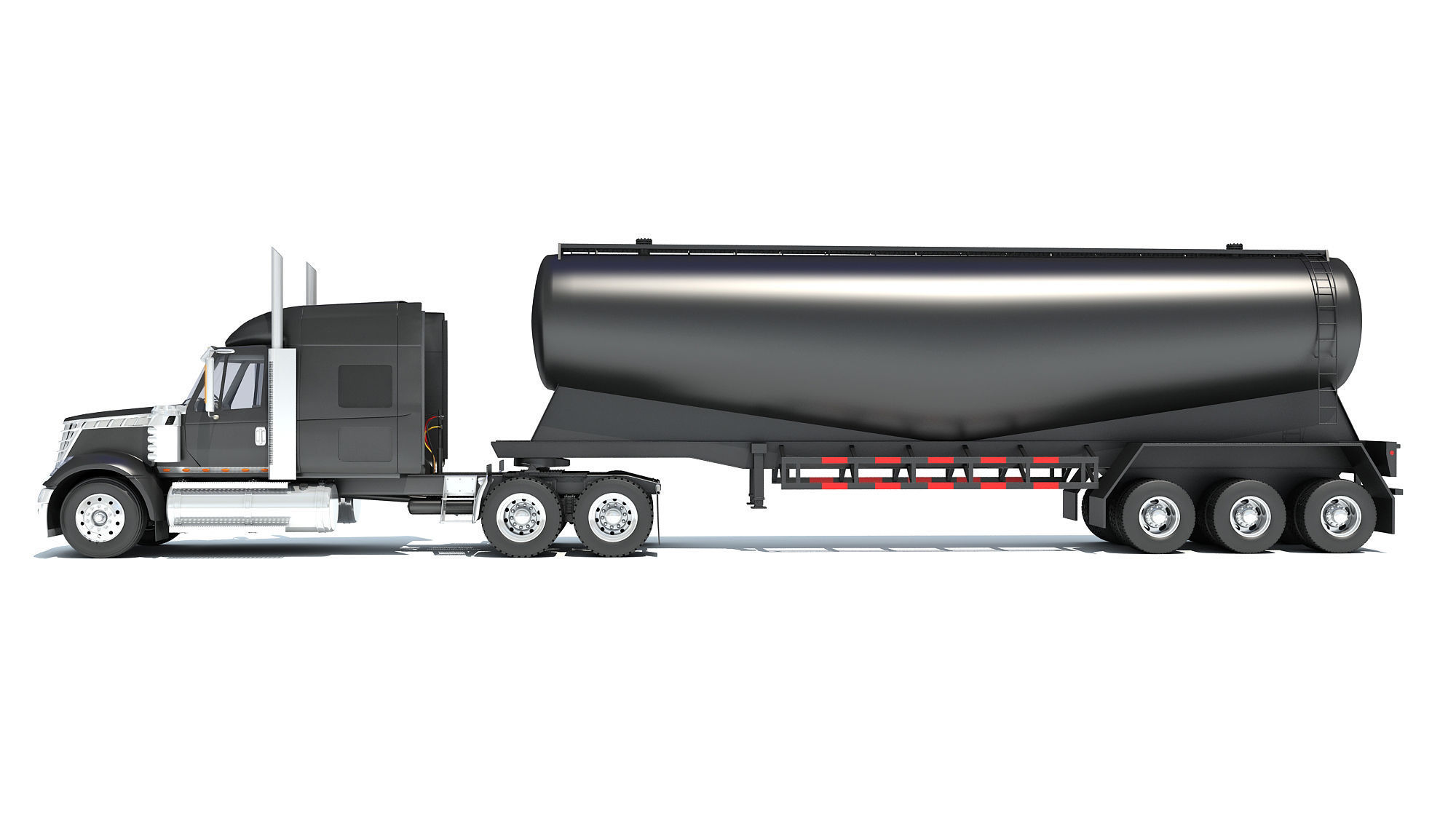 Tank Truck 3D model_1