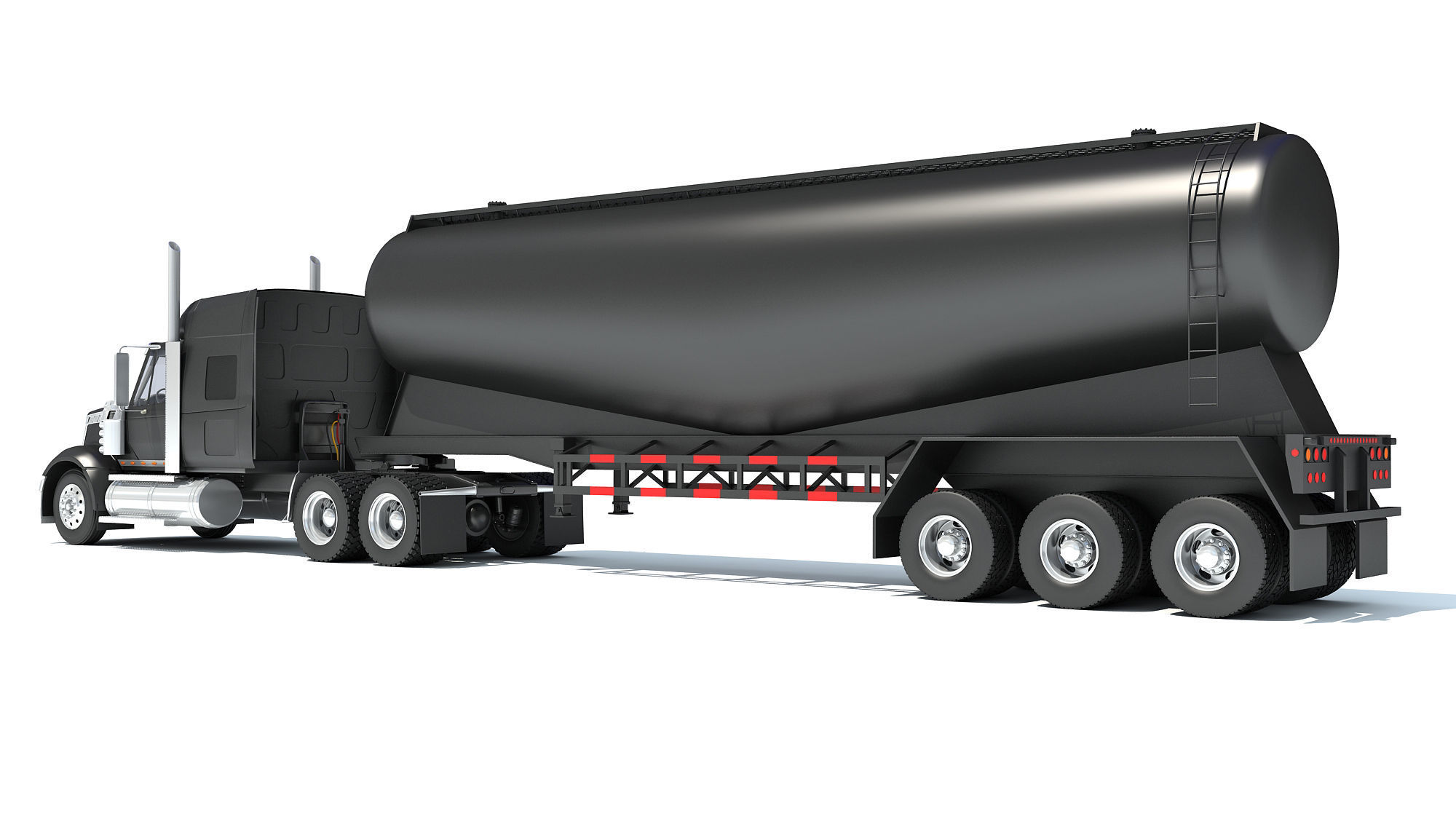 Tank Truck 3D model_2