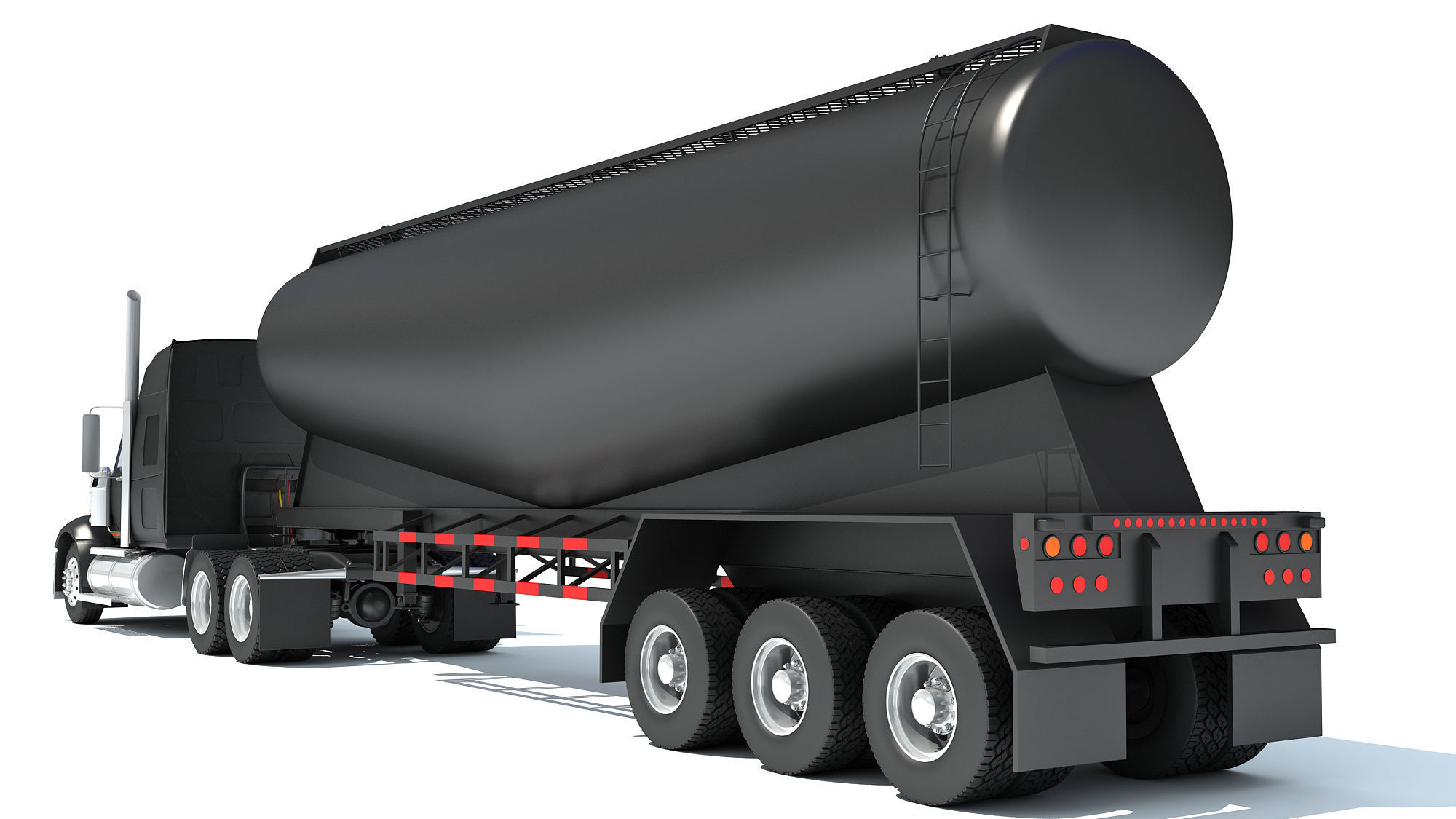 Tank Truck 3D model_3
