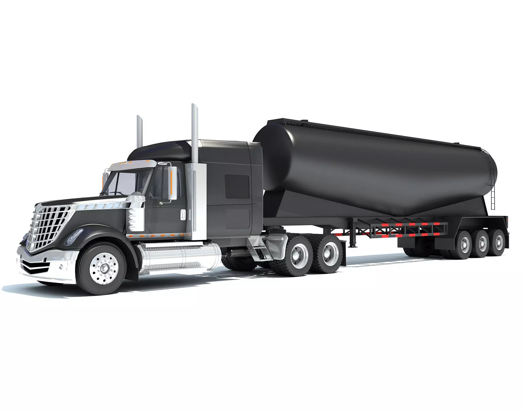 Tank Truck 3D model_0