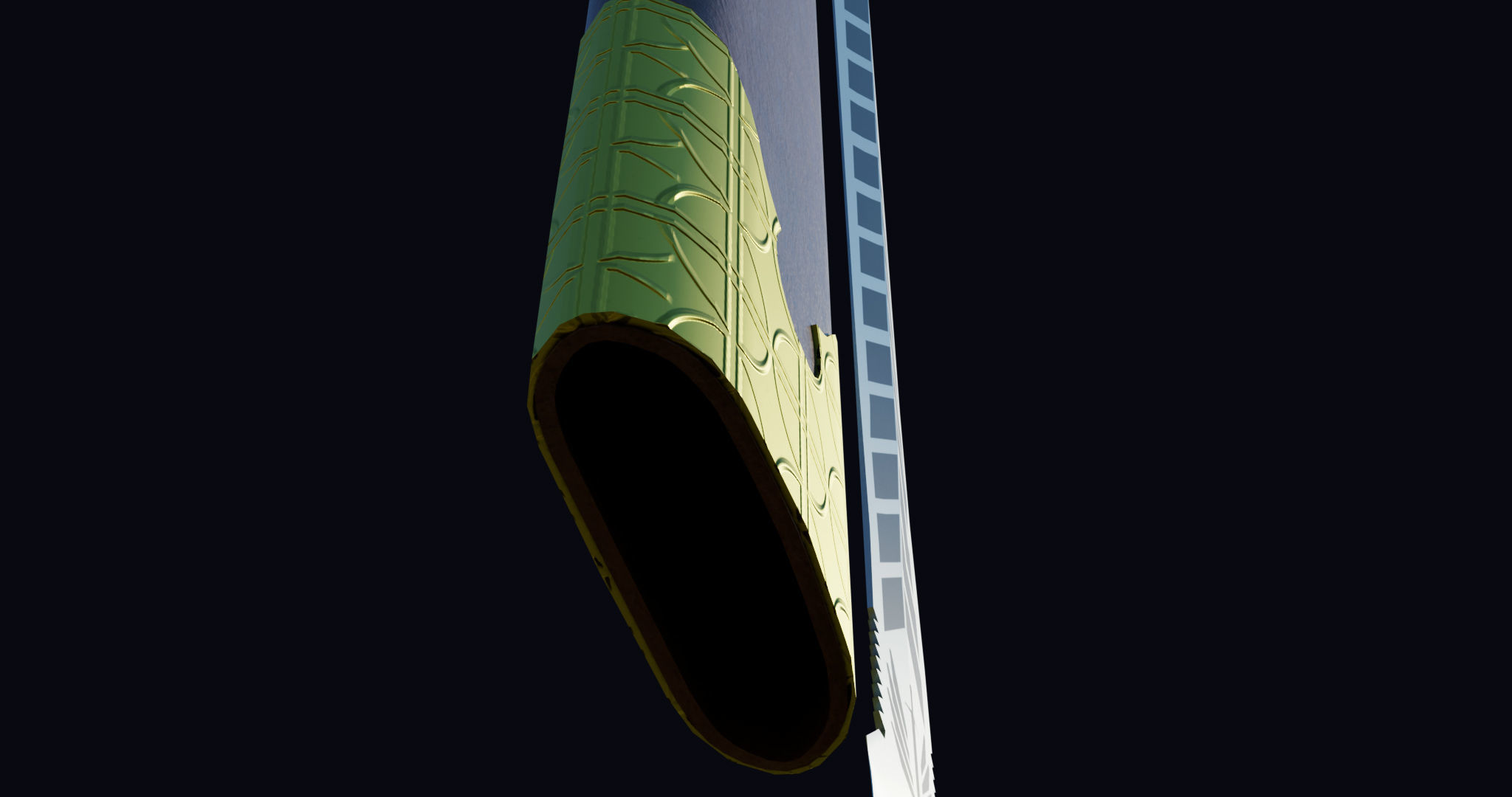 Fantasy Sword 3 PBR Unity UE Arnold V-Ray Textures Included  Low-poly 3D model_18