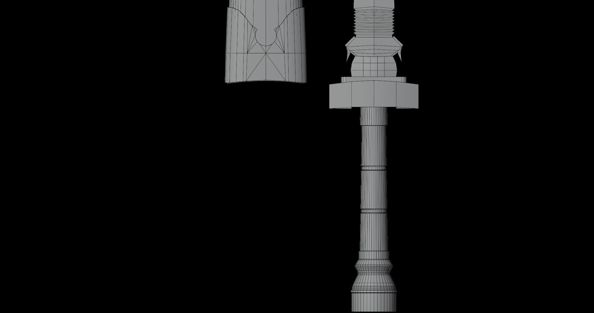 Fantasy Sword 3 PBR Unity UE Arnold V-Ray Textures Included  Low-poly 3D model_26