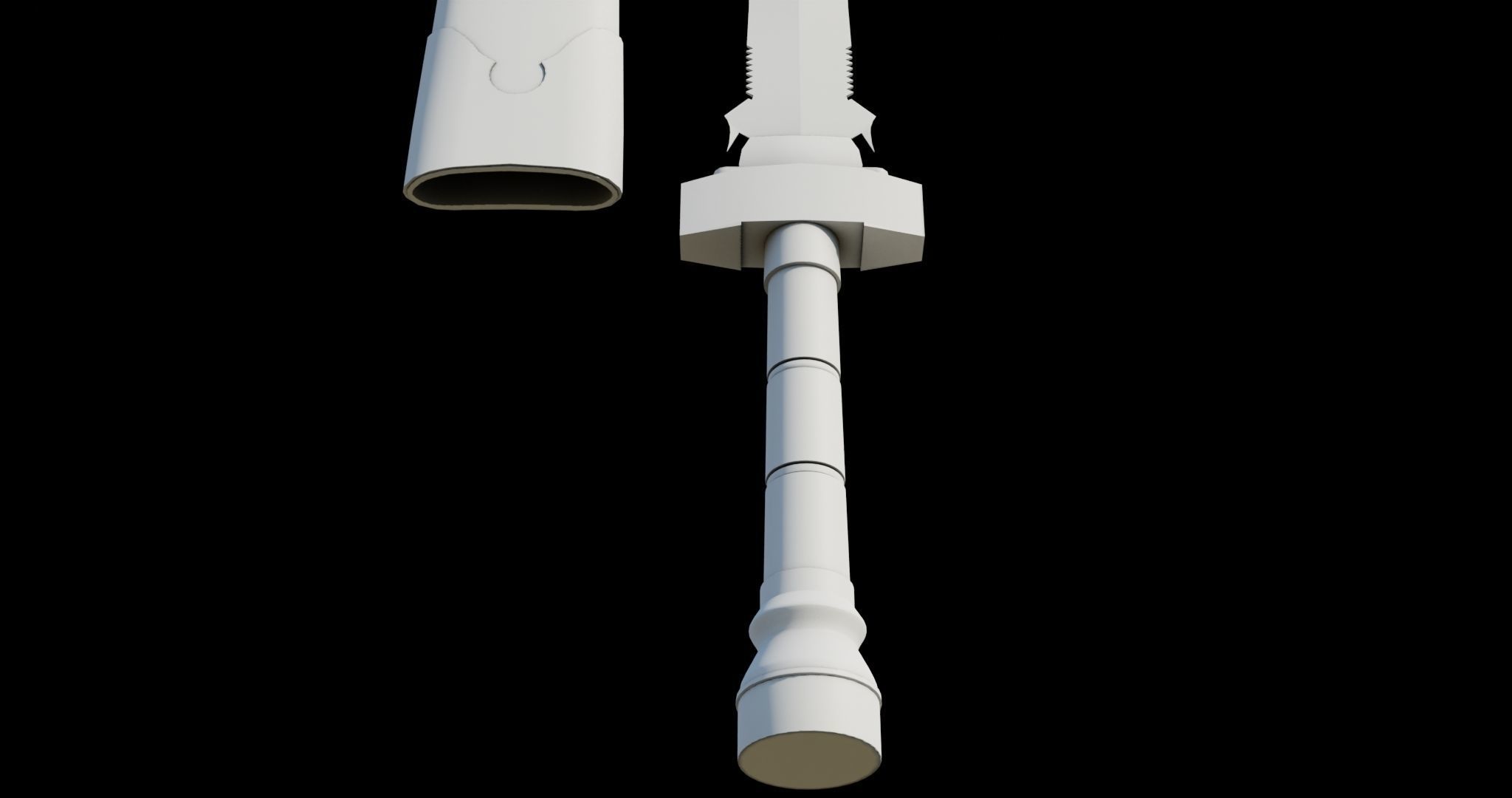 Fantasy Sword 3 PBR Unity UE Arnold V-Ray Textures Included  Low-poly 3D model_25