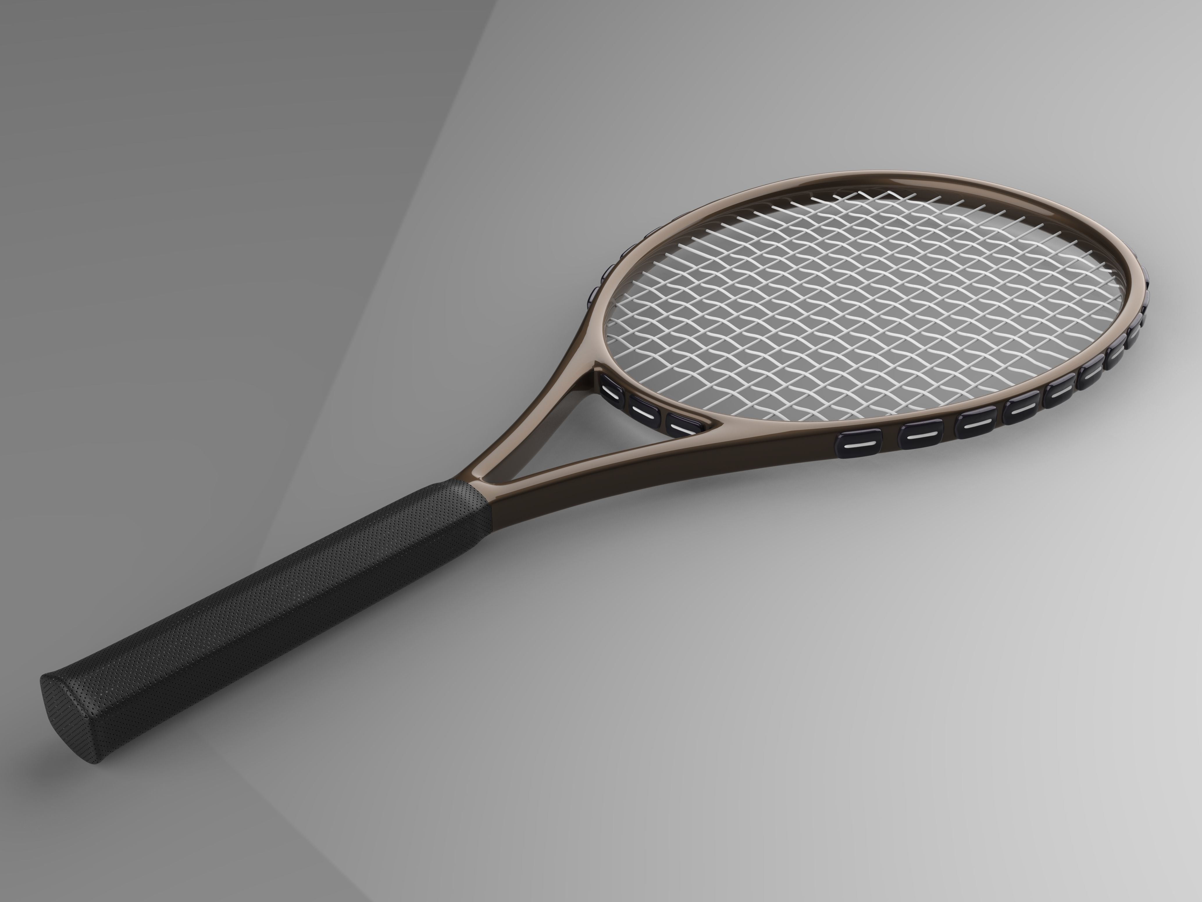 TENNIS RACQUET 3D MODEL 3D model_1