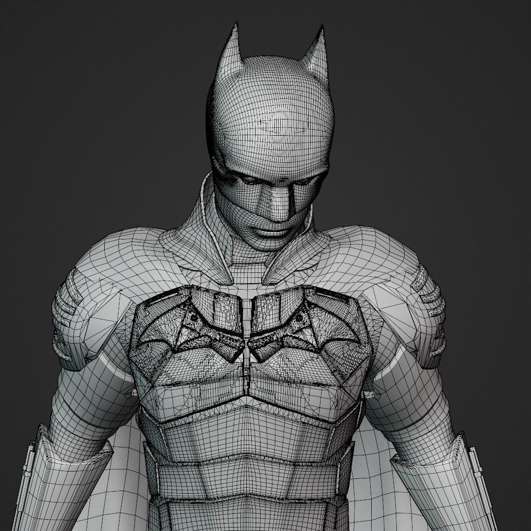 The Batman Batsuit 2022 3D model_4