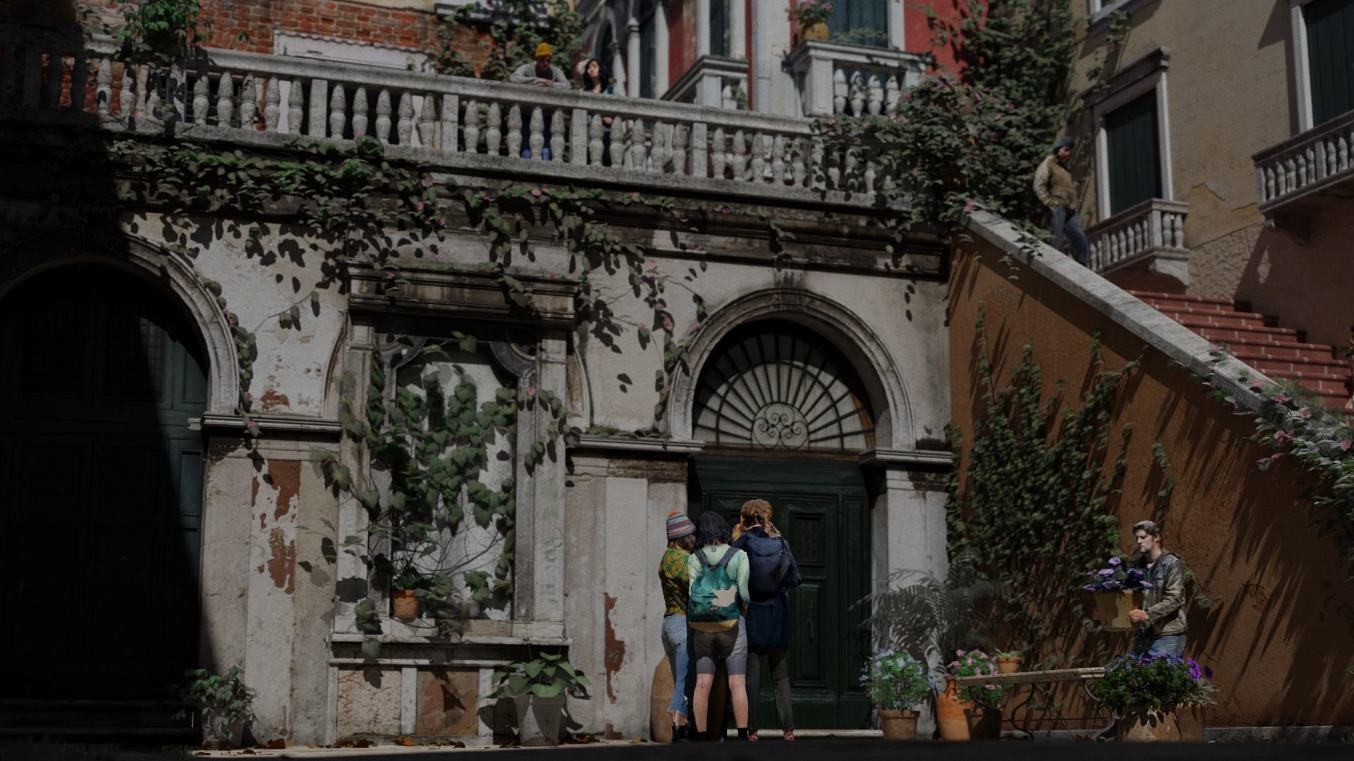 Italian Venetian Gothic Scene Low-poly 3D model_1