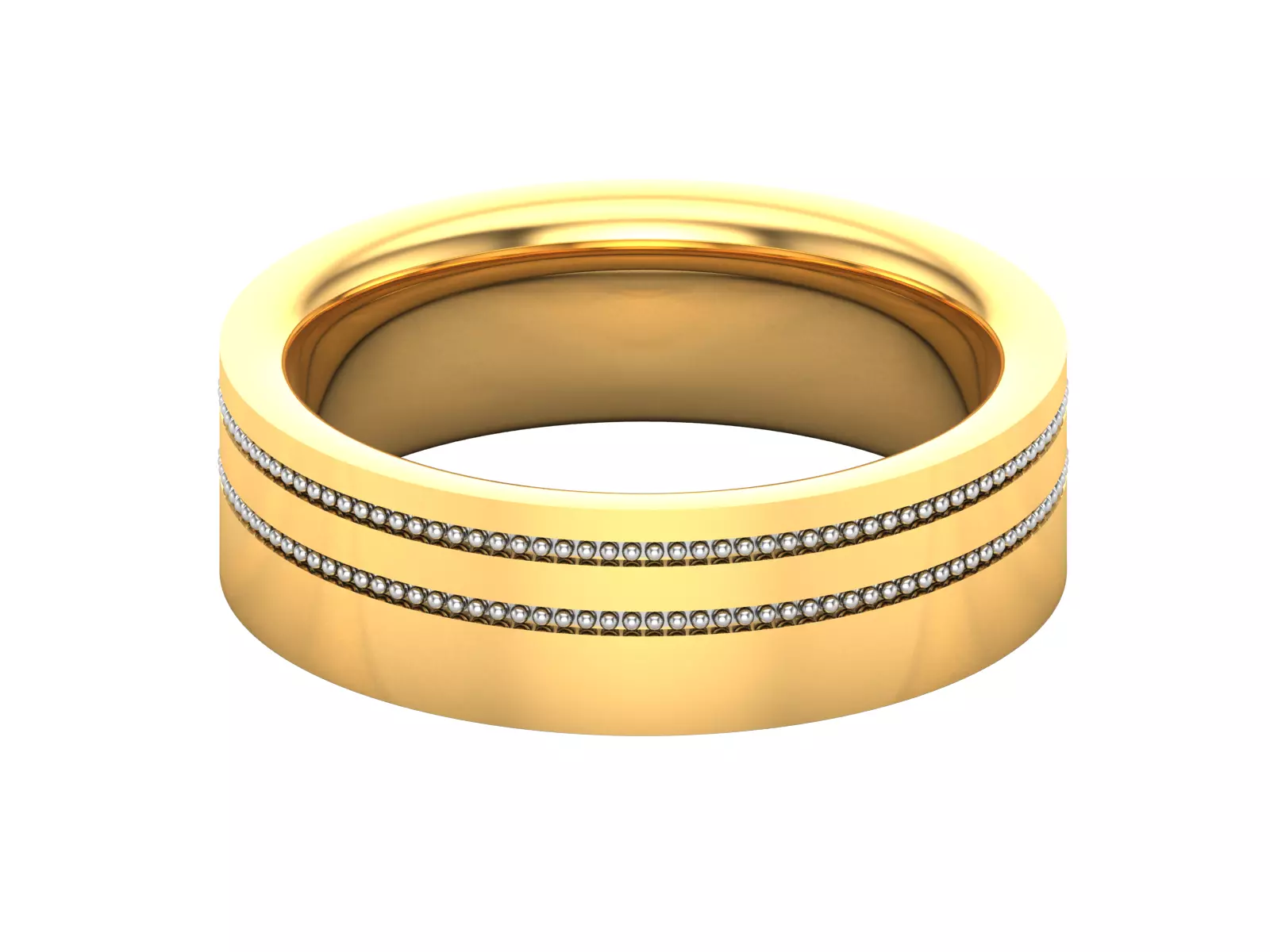 Solitaire Engagement Wedding Ring 3D print model_0