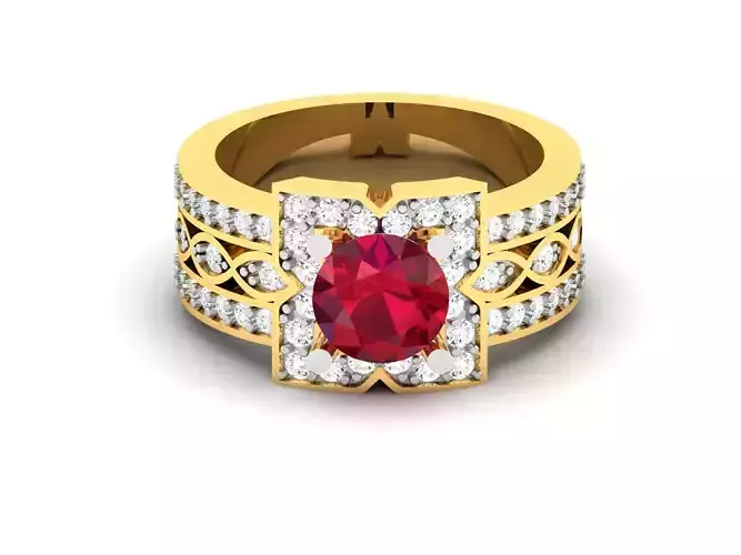 Solitaire Wedding Engagement Ring