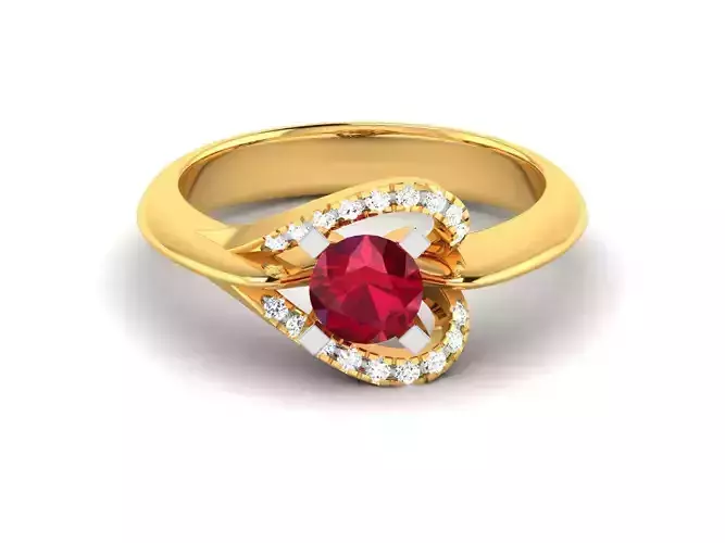 Solitaire Wedding Engagement Ring