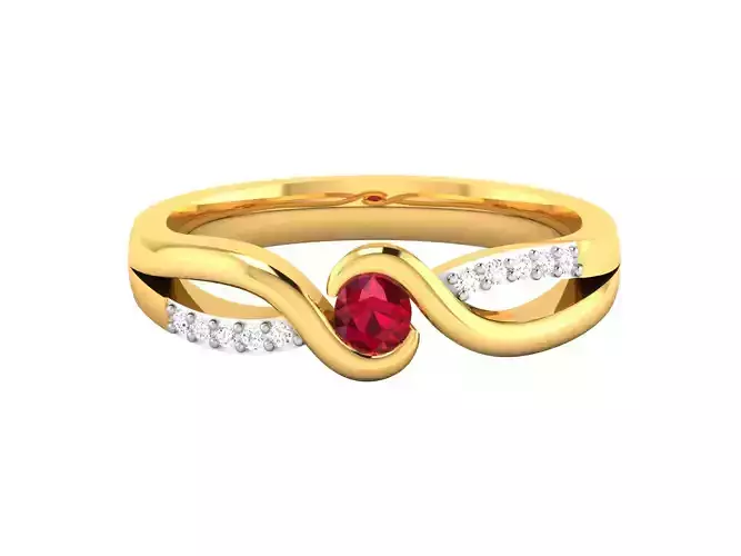 Solitaire Wedding Engagement Ring