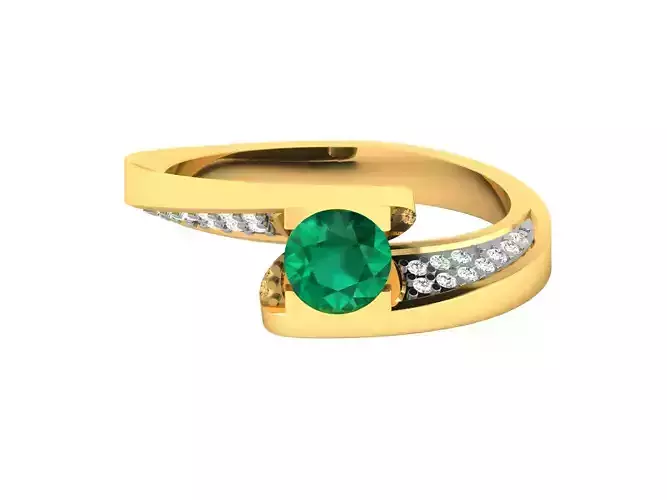 Solitaire Wedding Engagement Ring