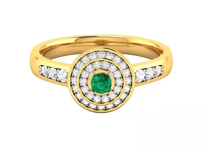 Solitaire Wedding Engagement Ring 3D print model Solitaire Wedding Engagement Ring 3D print model