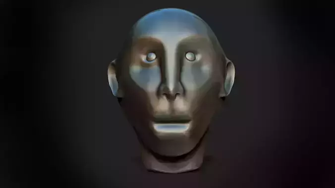Monkey Head 3D Model Low-poly 3D model