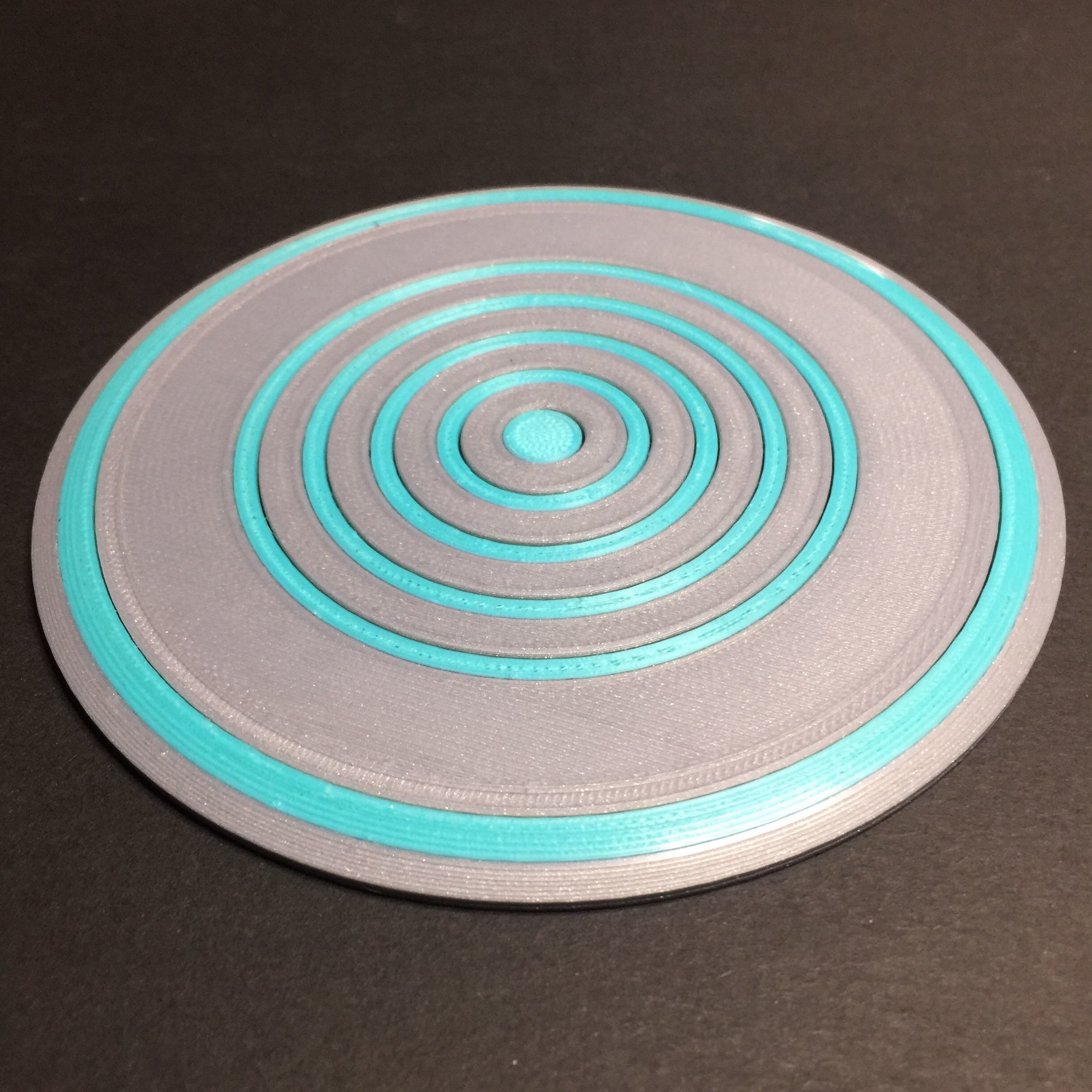 1982 Tron Disc Coaster 3D print model_1