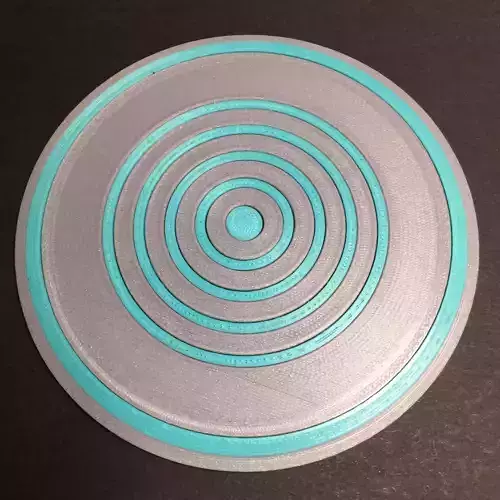 1982 Tron Disc Coaster 3D print model