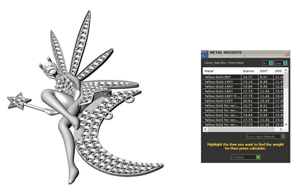 Pendant 008 3D print model_6