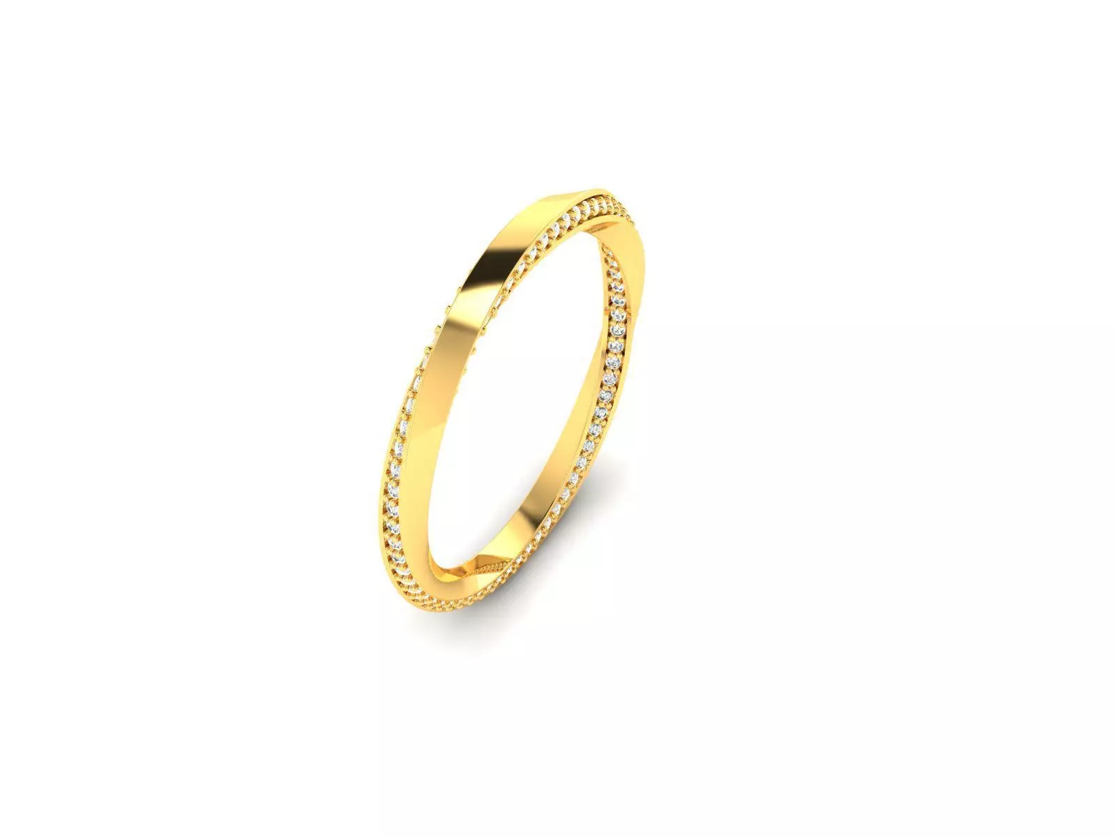 Solitaire Engagement Ring 3D print model