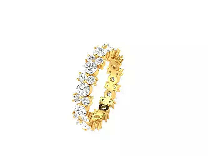 Solitaire Engagement Ring 3D print model