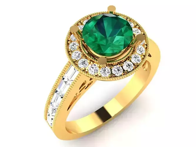 Solitaire Engagement Wedding Rings