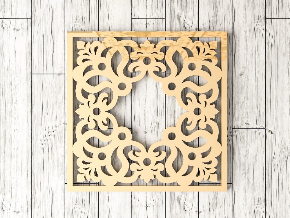 Decorative Panel 21 3D model_2