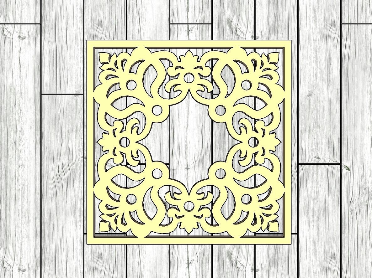 Decorative Panel 21 3D model_8