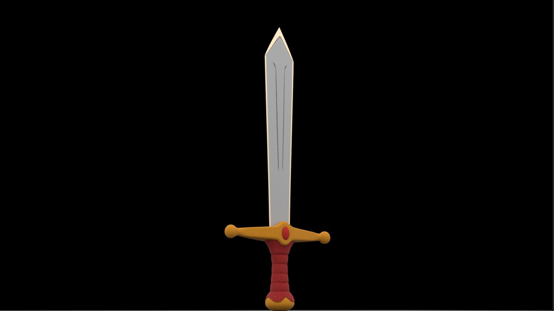 Sword 3D model_1