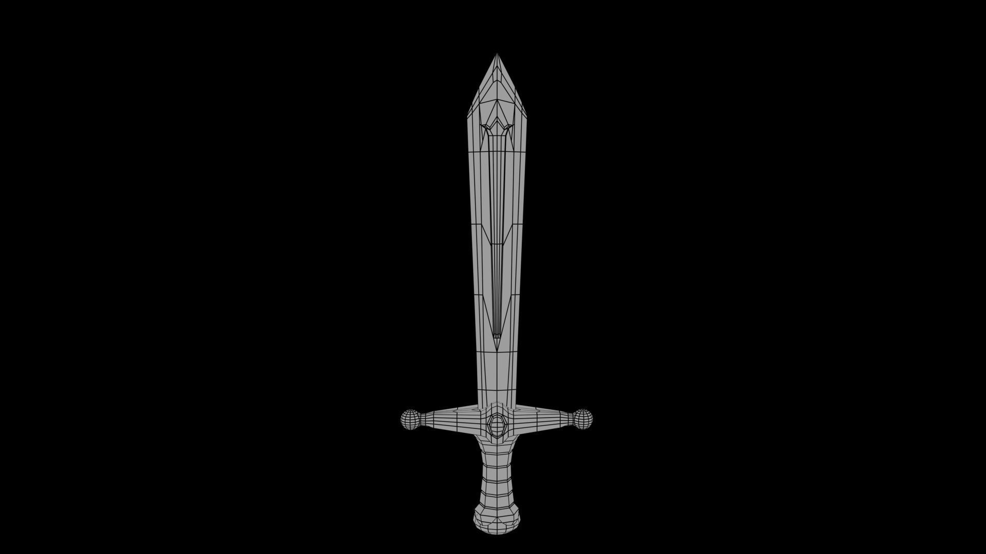 Sword 3D model_5