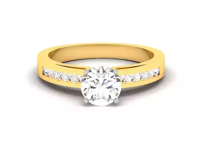 Solitaire Engagement Wedding Rings