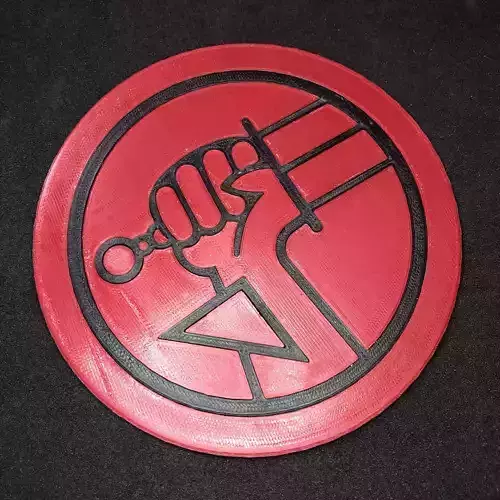 Hellboy BPRD Logo Coaster