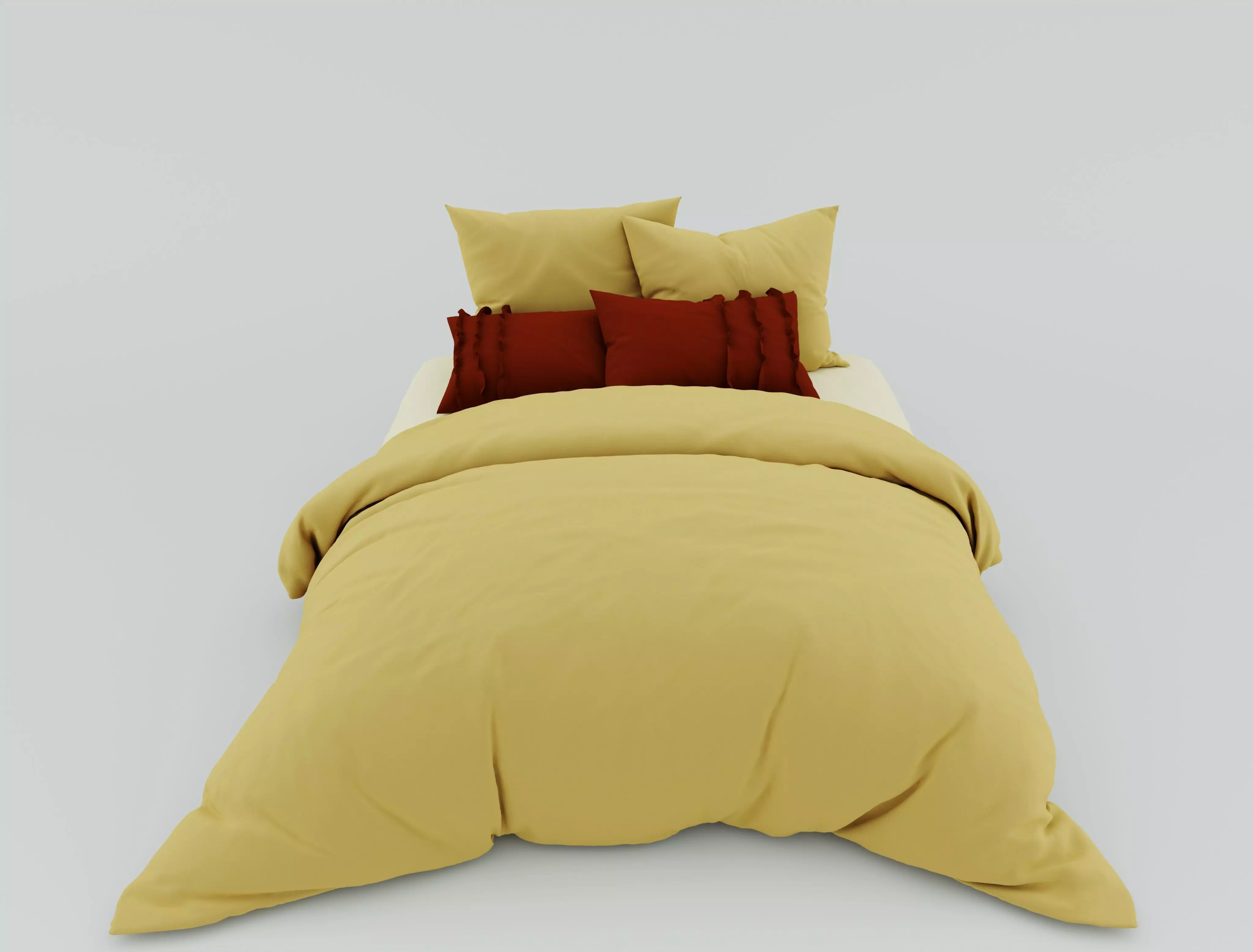 Double bed 3D model