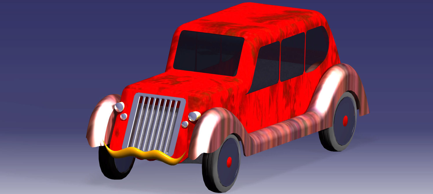 Luxurious 3D Car 3D print model_3