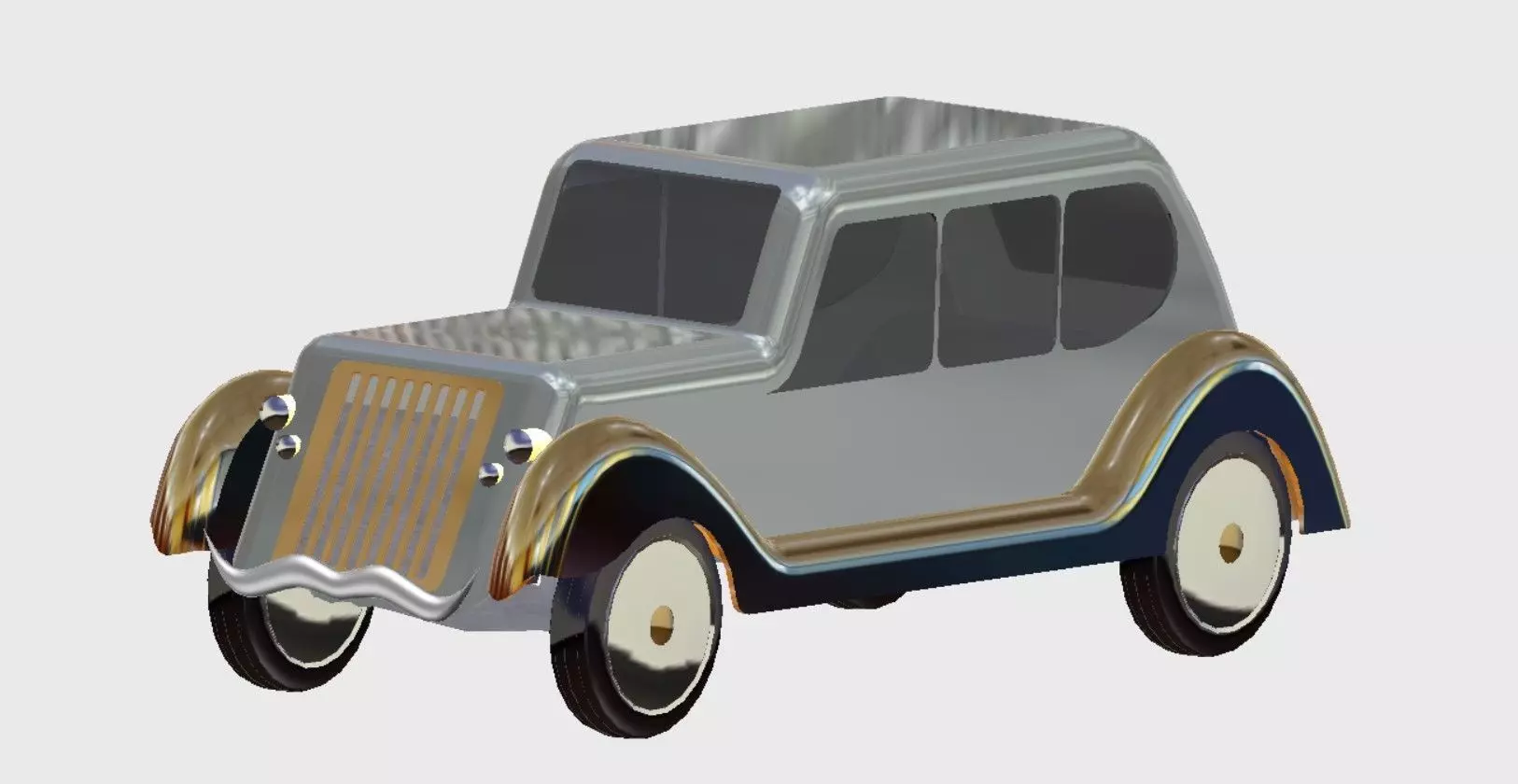 Luxurious 3D Car 3D print model_0