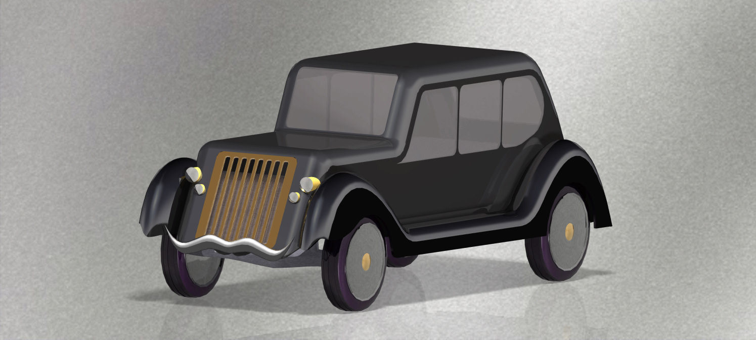 Luxurious 3D Car 3D print model_1