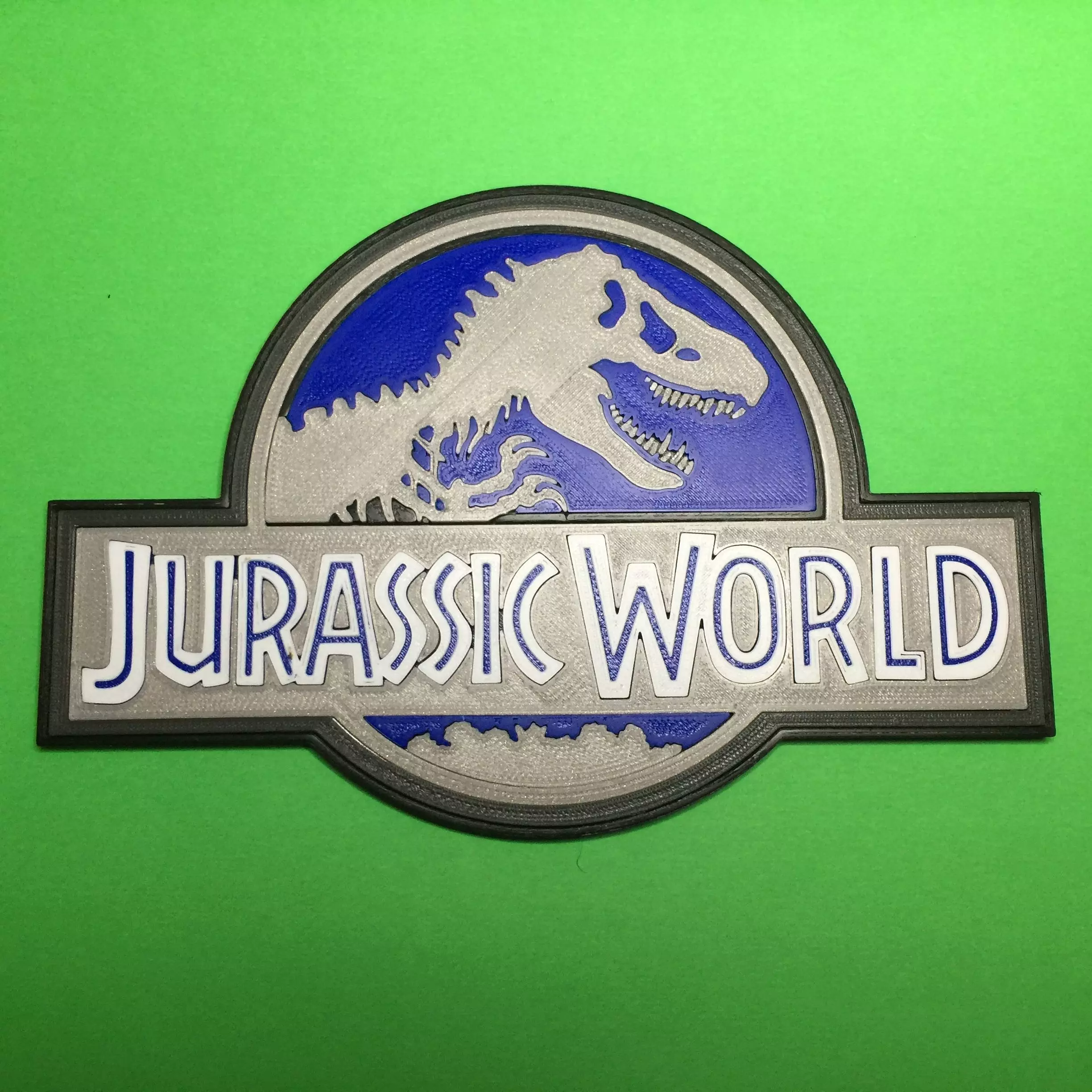 Jurassic World Logo 3D print model_0