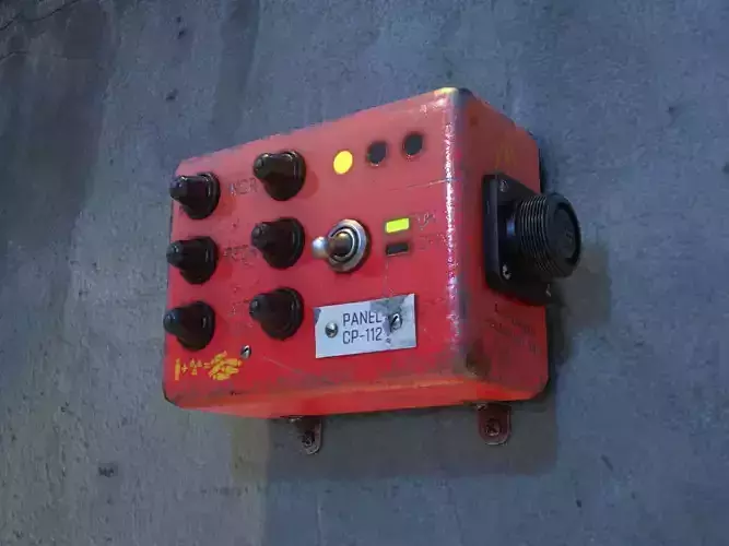 Game-ready Post-apocalyptic Anti-radiation Panel CP-112