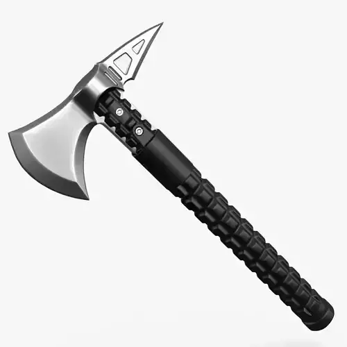 Combat Tactical Axe Low-poly 3D model