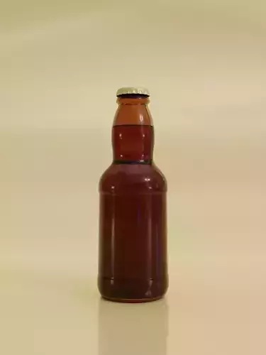 Beer Bottle Free 3D model