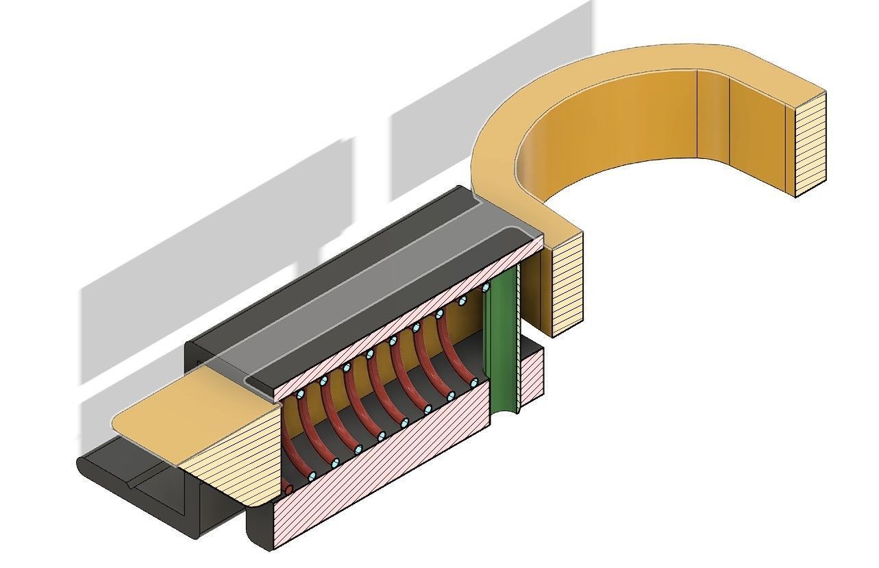 Basic Locking Mechanism  3D print model_1