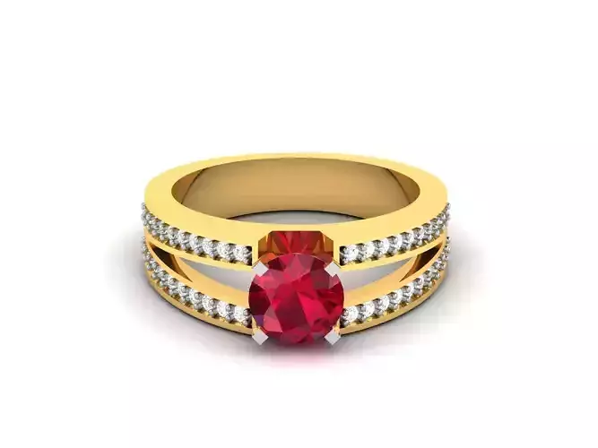 Solitaire Engagement Wedding Rings