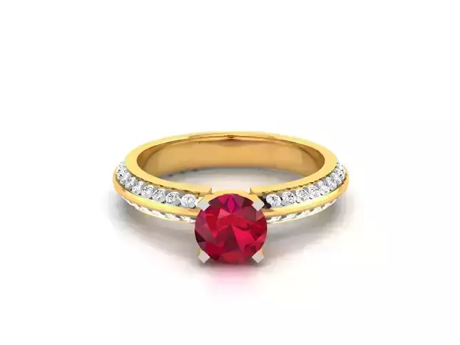 Solitaire Engagement Wedding Rings