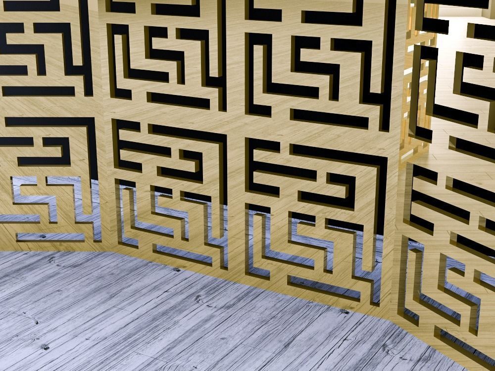 Decorative Panel 22 3D model_5