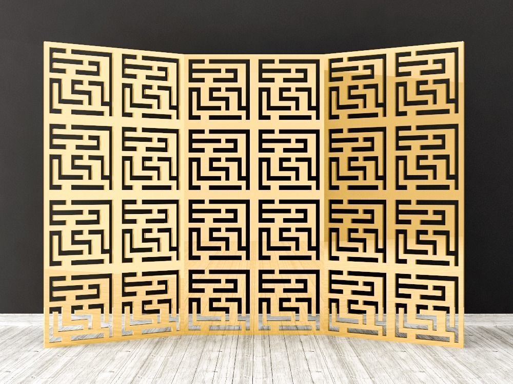 Decorative Panel 22 3D model_4