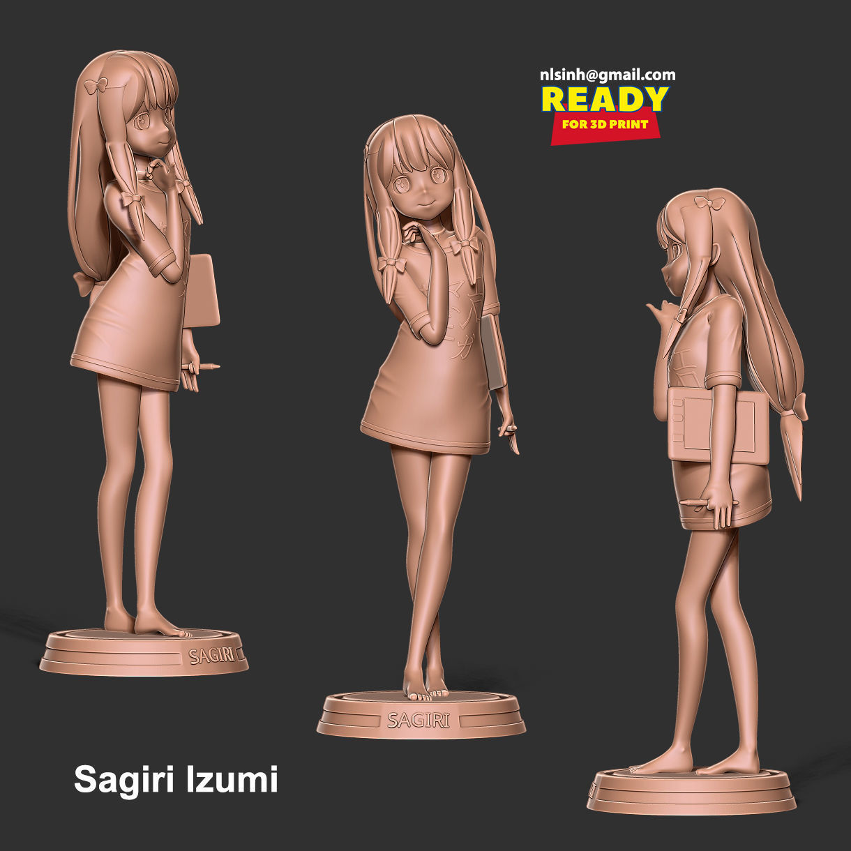 Sagiri Izumi 3D print model_5
