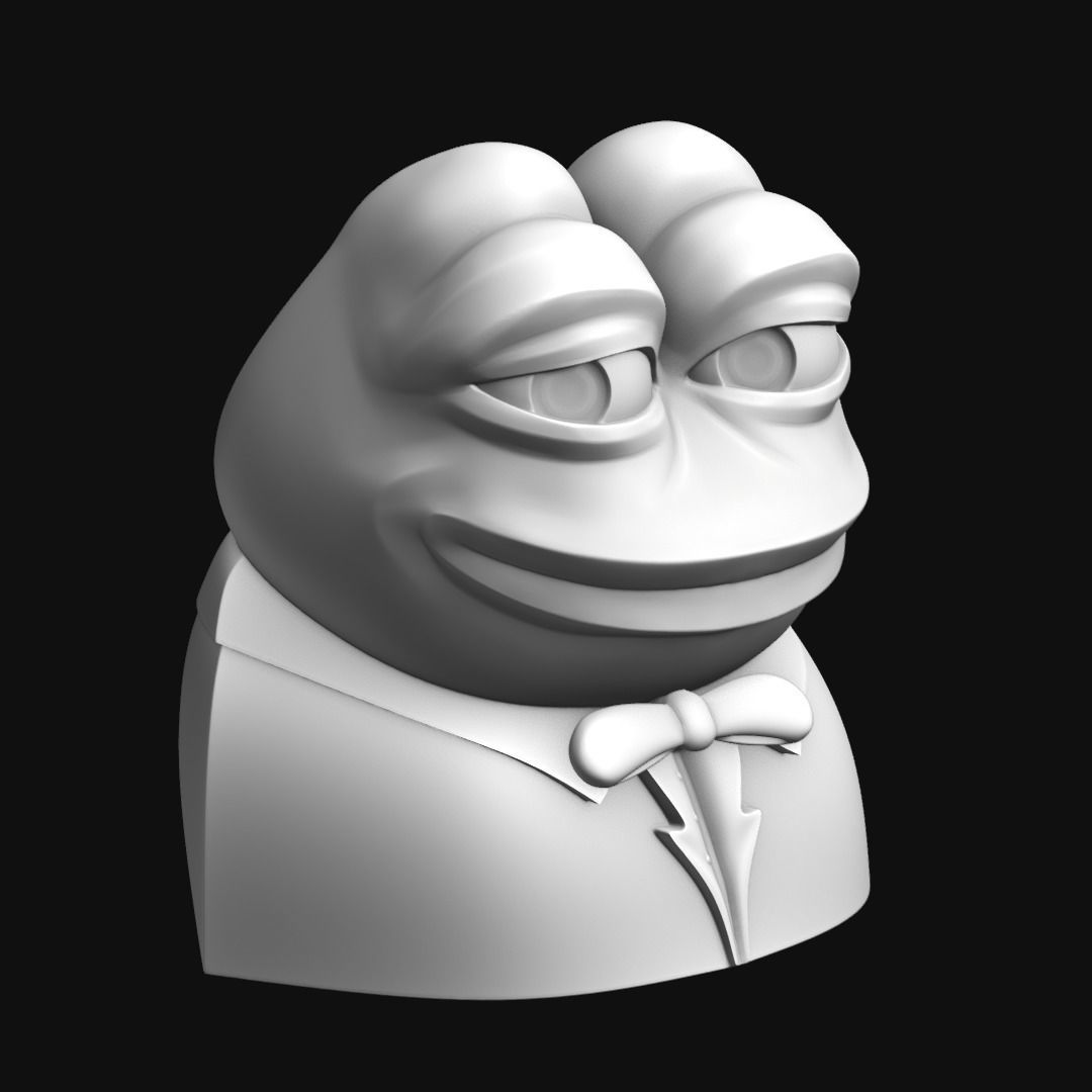 Tuxedo Pepe - 3D printable 3D print model_1
