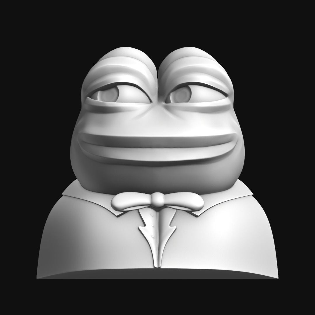 Tuxedo Pepe - 3D printable 3D print model_6