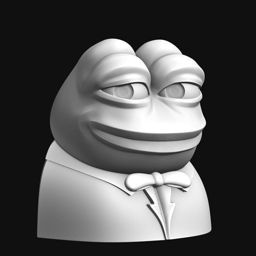 Tuxedo Pepe - 3D printable 3D print model