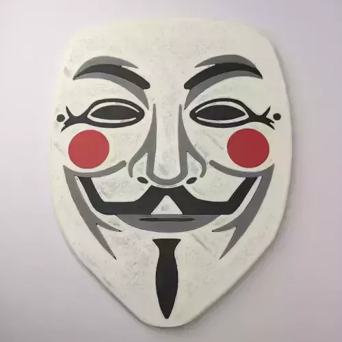V For Vendetta Coaster 3D print model