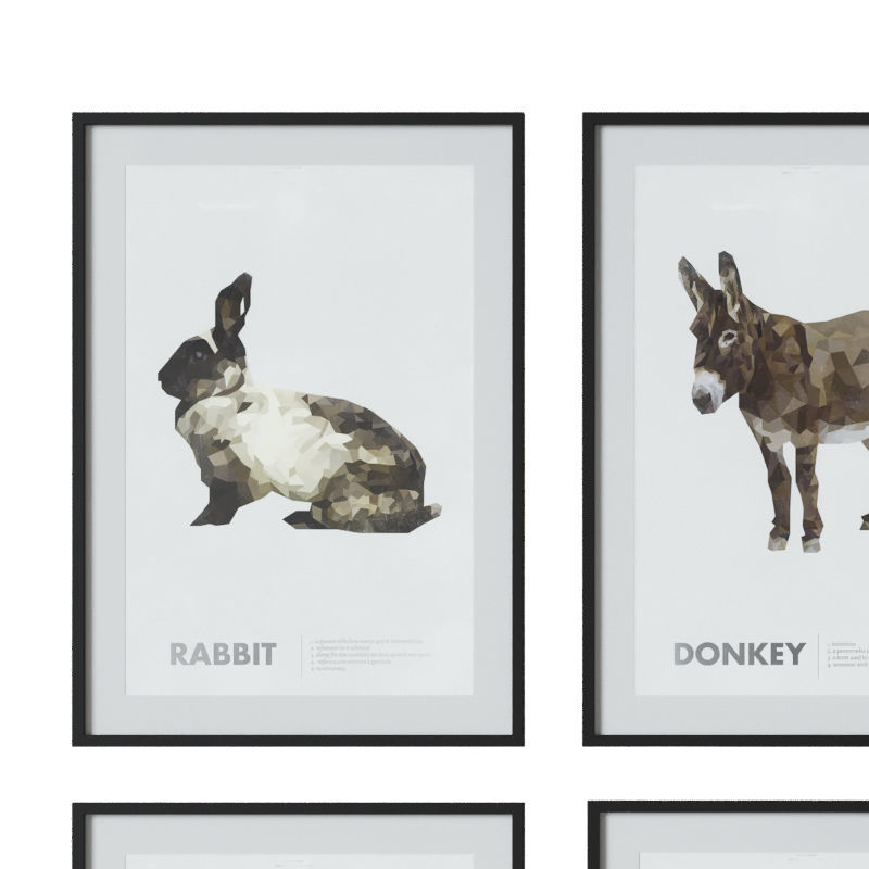 art work set 02 3D model_1