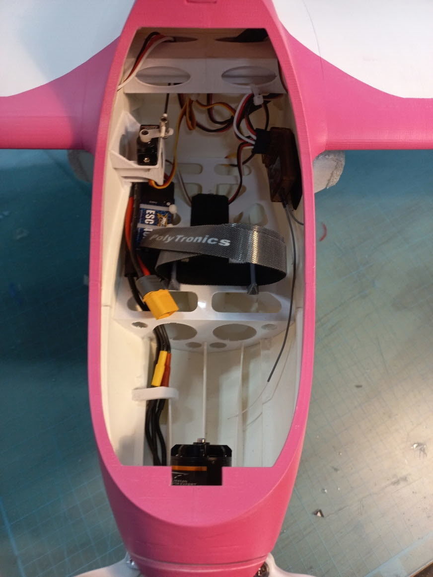 RC CARTOON SCALE MINI SAILPLANE WINGSPAN 1450MM 3D print model_7